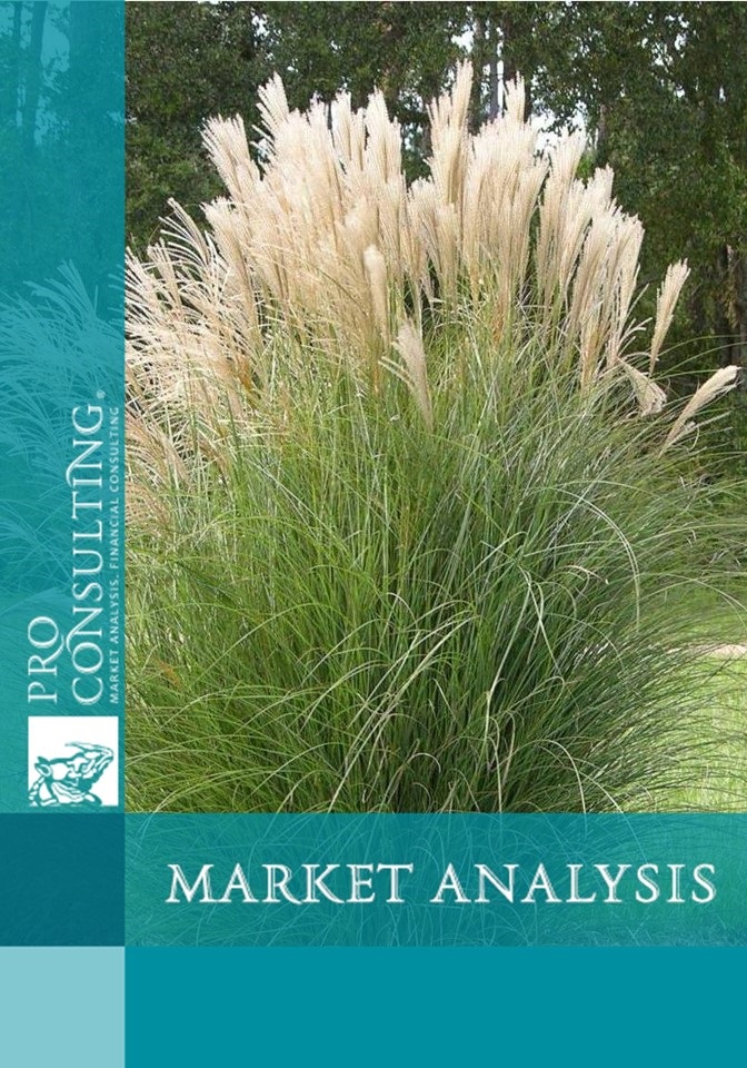 Market research report on silver grass and pellets of Ukraine. 2015